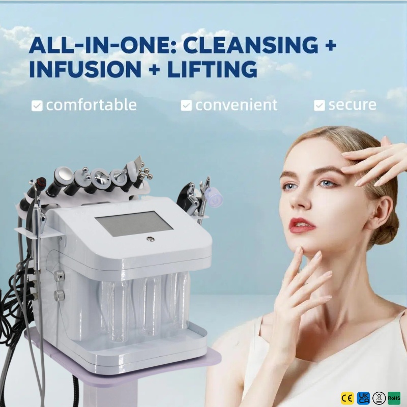 Skincare Exfoliating - 10-in-1 Dermabrasie Gezichtsmachine H2O2 Aqua Peeling