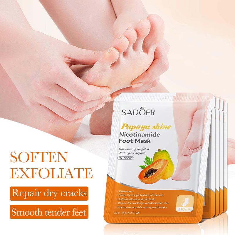 1 paar SADOER Fruit Voetmasker - Skincare Exfoliating recensie en prijs